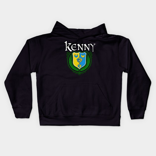 Kenny Family Irish Coat of Arms Kids Hoodie by Celtic Folk